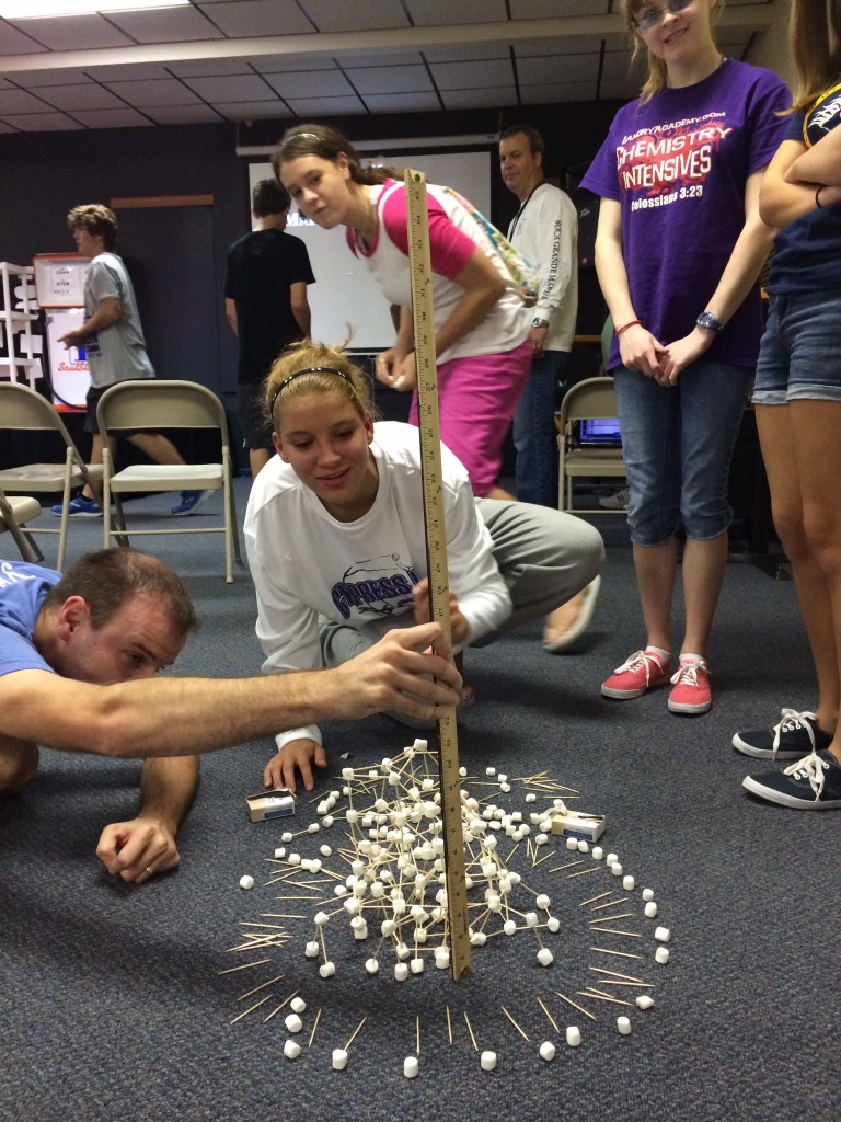 Marshmallow Tower Timed Competition